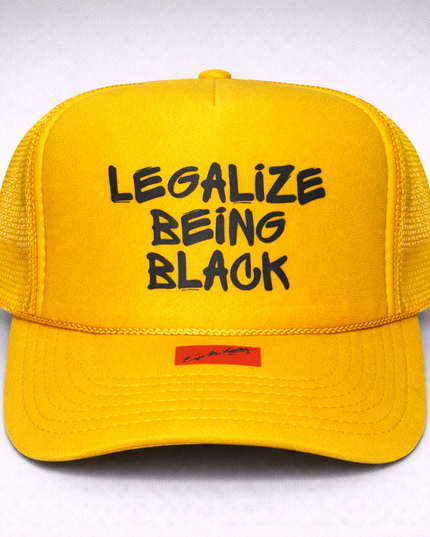 Gold and Black LBB Trucker