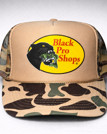 Tan BPS Camo Trucker