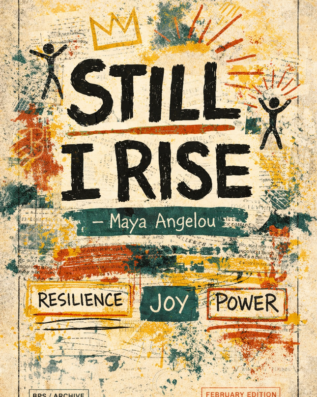 Maya Angelou — “Still I Rise” Poster Print